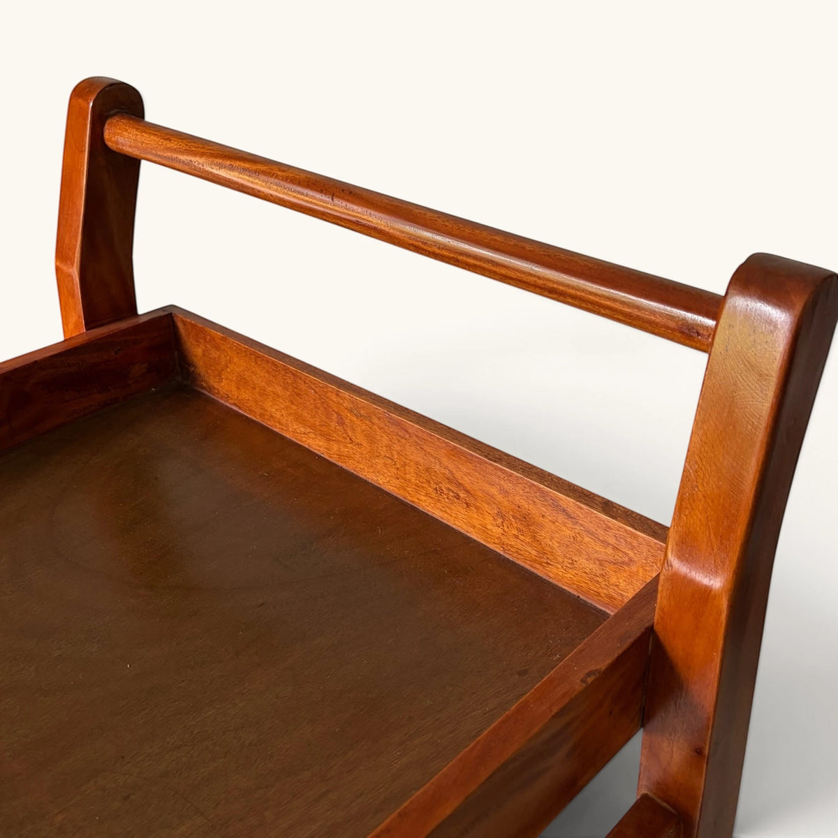 Minimalist 3-Tier Wooden Serving & Coffee Cart