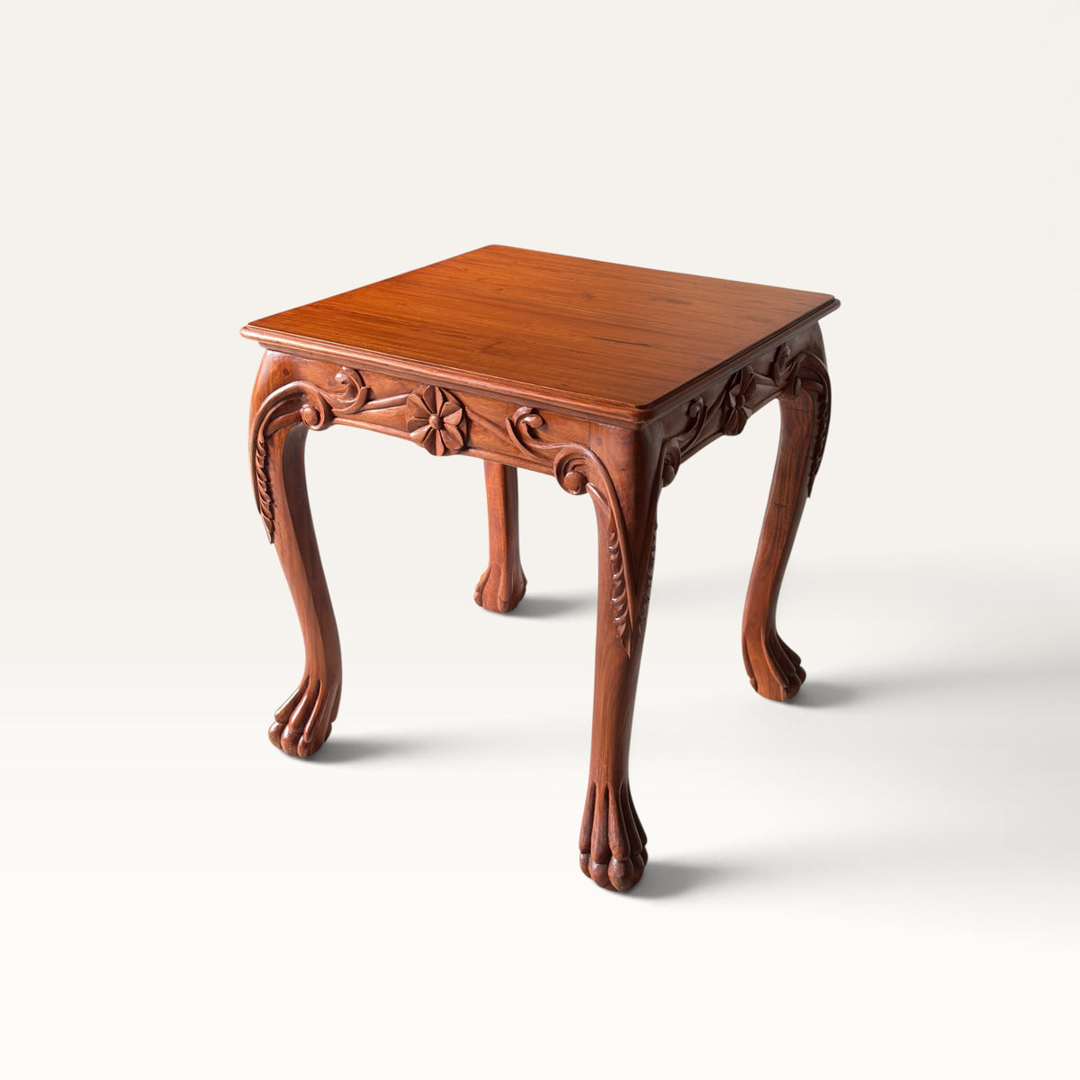 Floral Motif Side Table