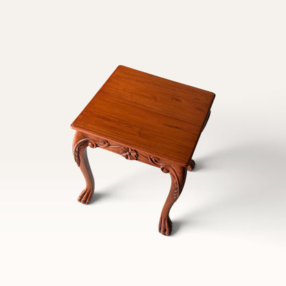 Floral Motif Side Table