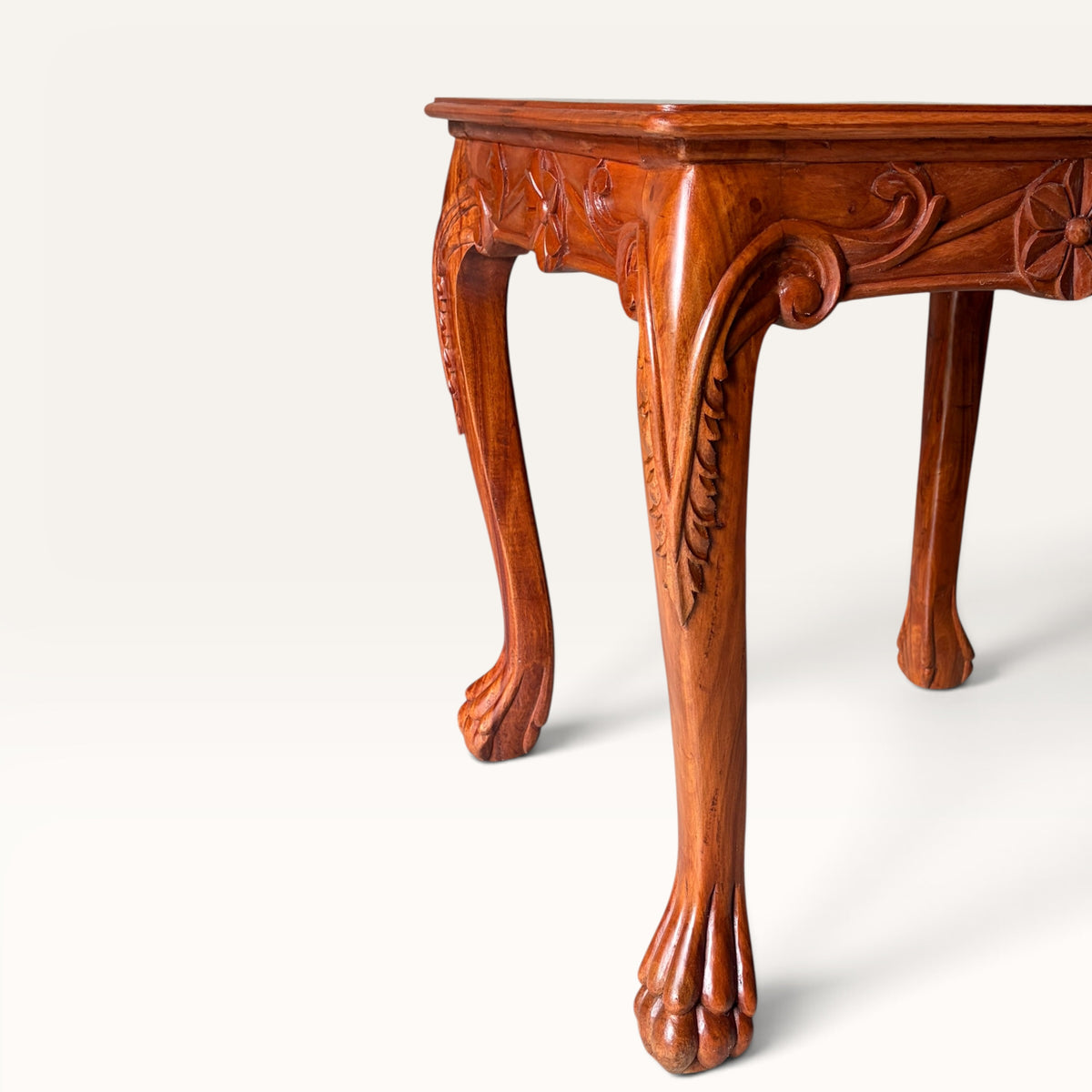 Floral Motif Side Table