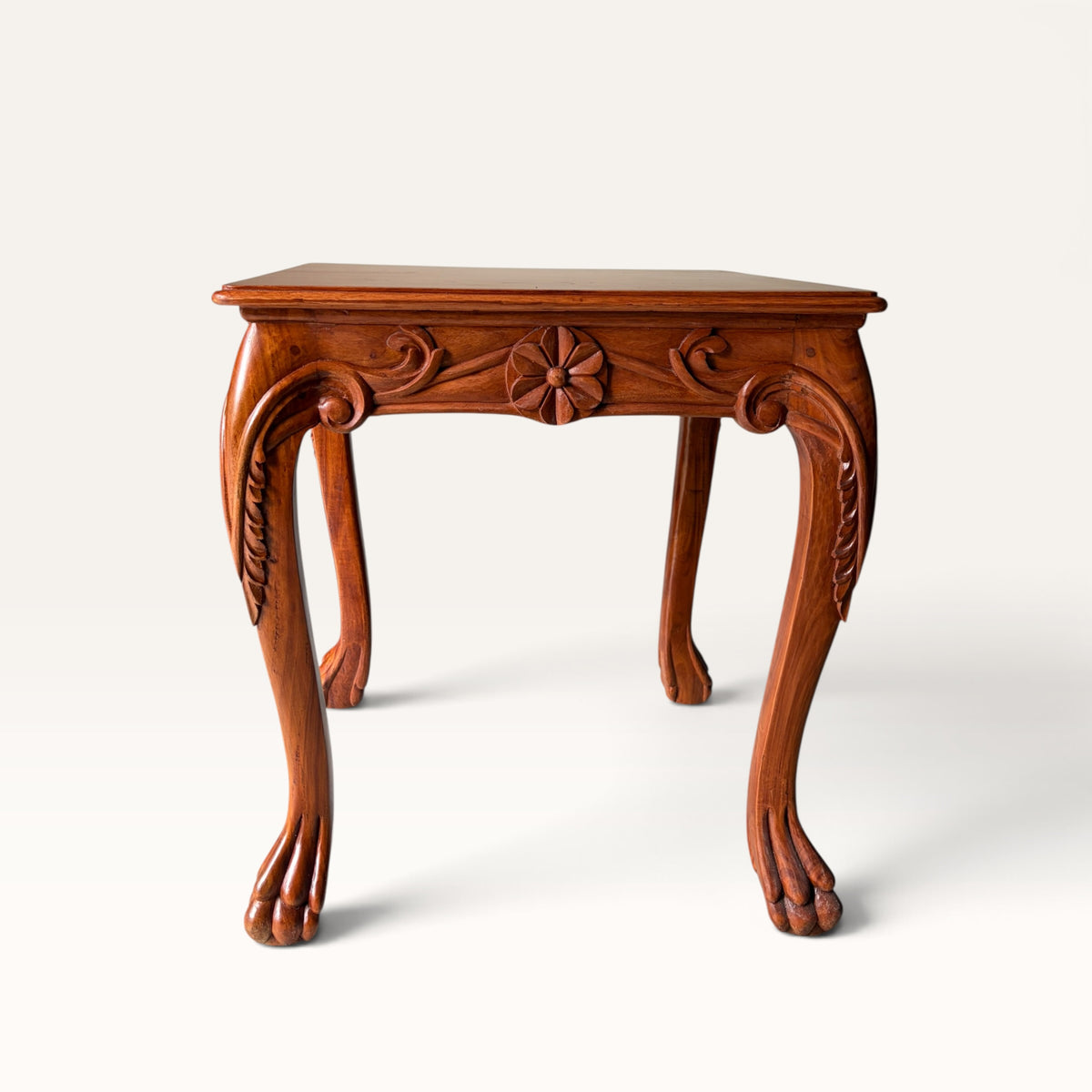 Floral Motif Side Table