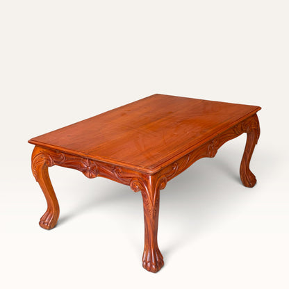 Floral Motif Carved Centre Table