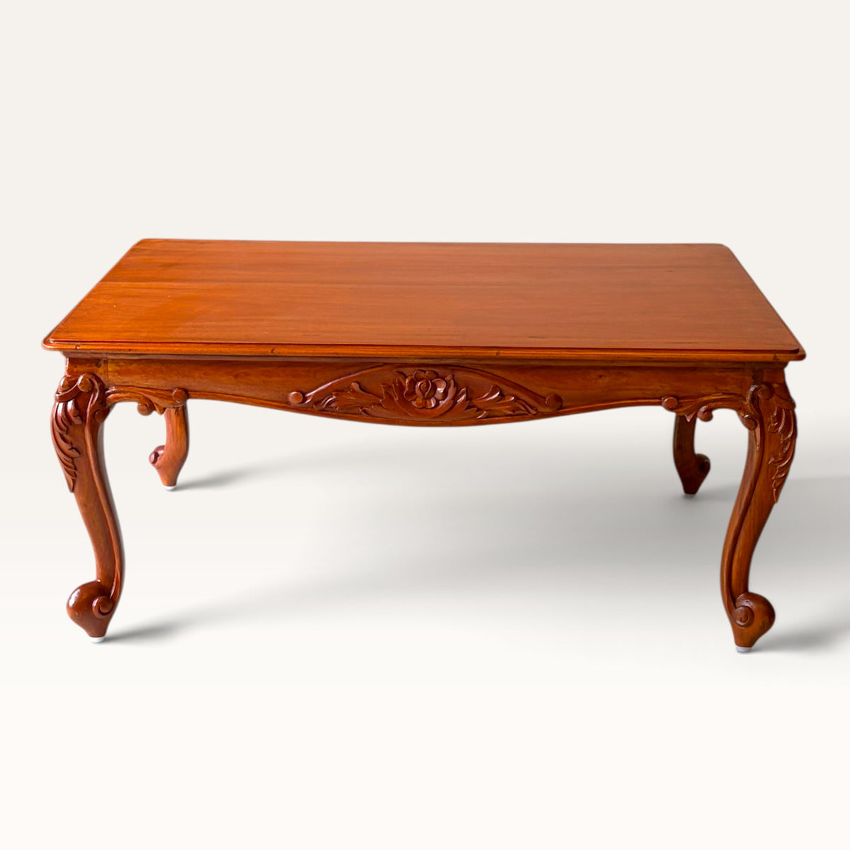 Ornate Carved Wood Centre Table
