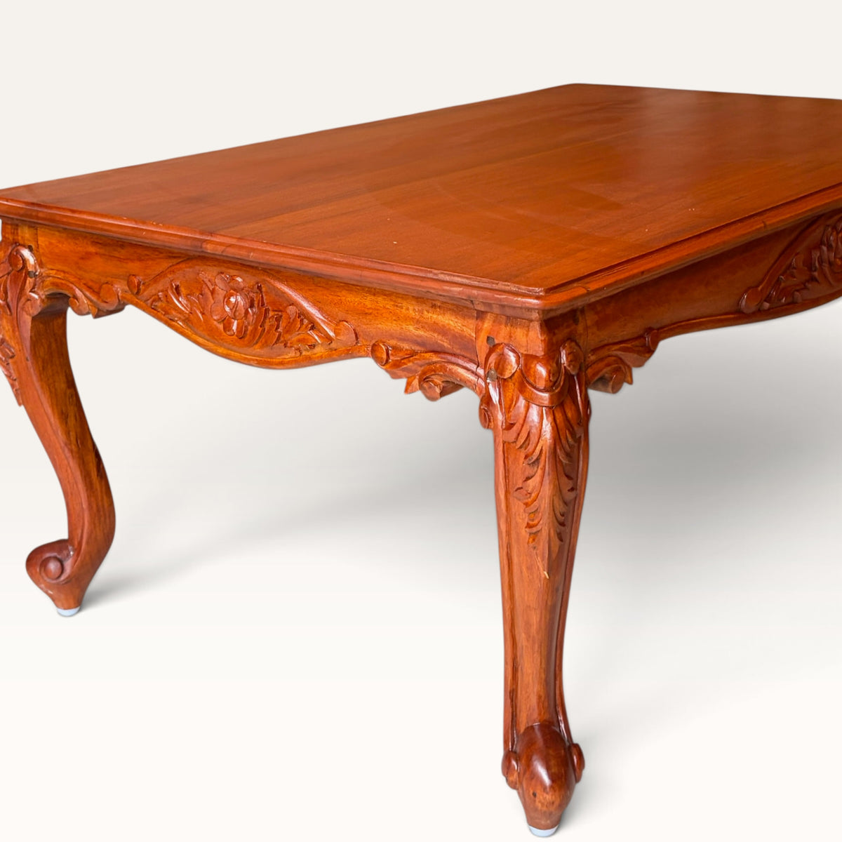 Ornate Carved Wood Centre Table