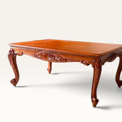 Ornate Carved Wood Centre Table