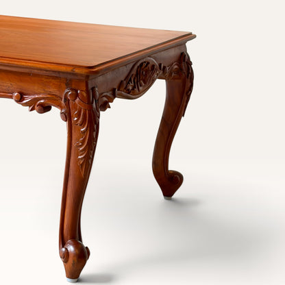 Ornate Carved Wood Centre Table