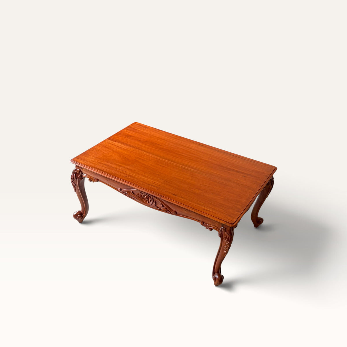 Ornate Carved Wood Centre Table
