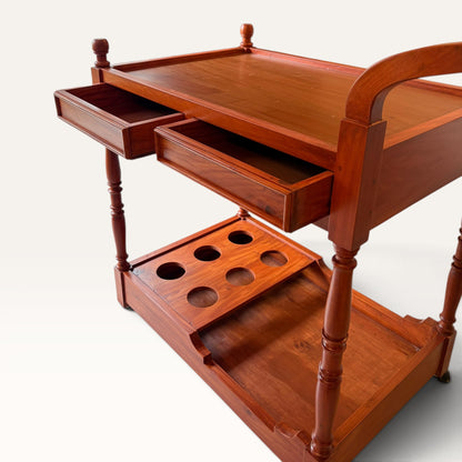 Bar Trolley with Bottle Holders