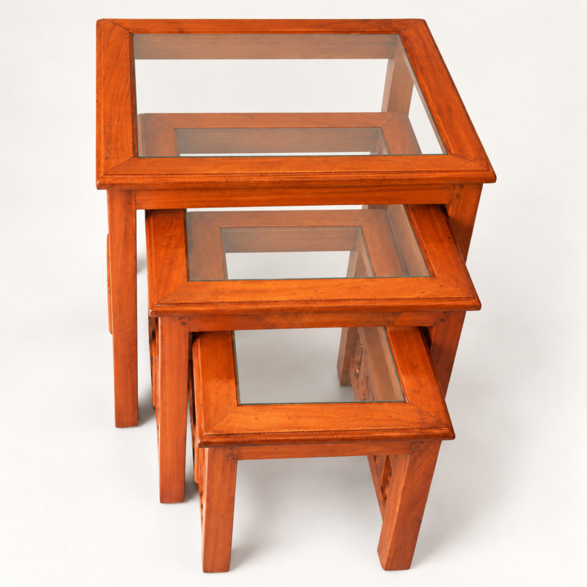 Glass-Top Nesting Tables