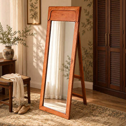 Wood Crest Full-Length Mirror