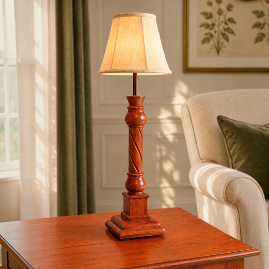 Spindle Column Table Lamp