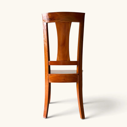 Solid Wood Splat-Back Dining Chair