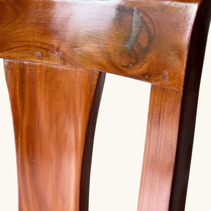 Solid Wood Splat-Back Dining Chair