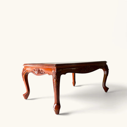 Carved Wood Sofa Centre Table