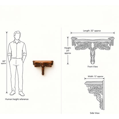 Wall Mounted Console Table